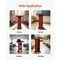Wooden Podium Stand with Storage Shelves Presentation Lectern Brown